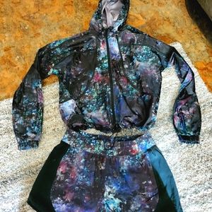 Fila outfit sports two piece galaxy size S NWOT
